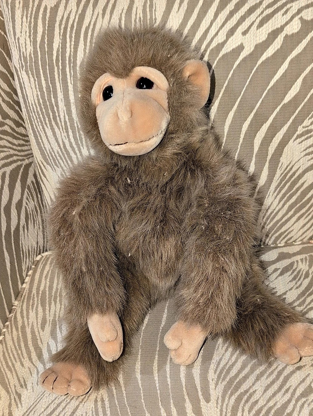 TY Bongo the Monkey Plush Stuffed Animal Brown